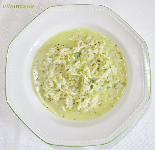 Risotto zucchine