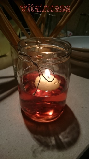 Centrotavola con barattoli