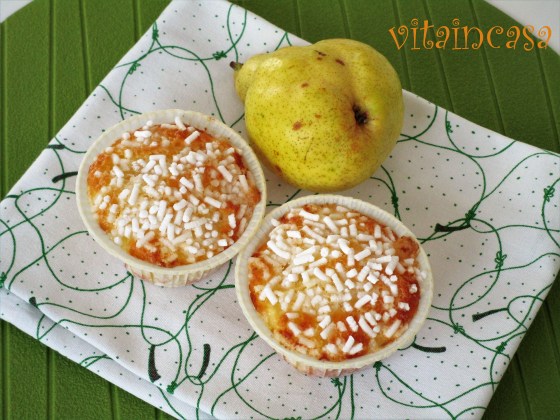 Muffin alla pera Muffin alla pera