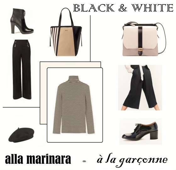Outfit black and white