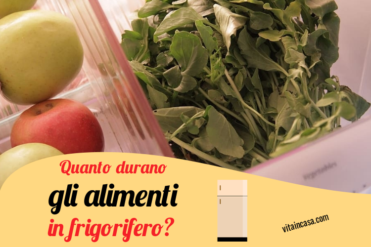 Quanto durano gli alimenti in frigorifero by vitaincasa