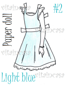 Light blue dress res