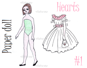 Paper doll Bambola di carta d ritagliare