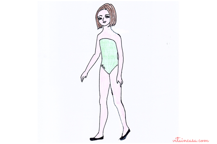 Dolly paper doll by vitaincasa C