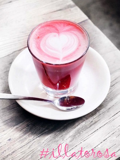 beetroot latte il lato rosa #illatorosa