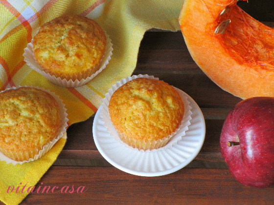 Muffin zucca e mela