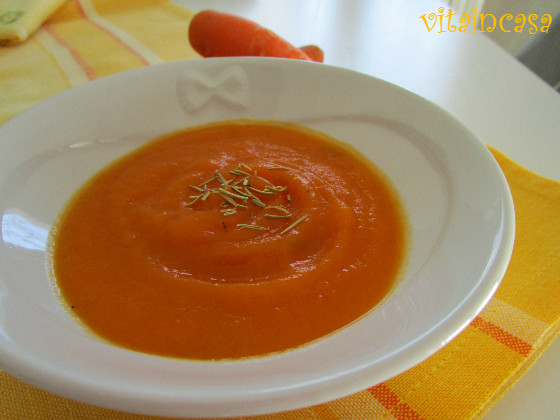 Vellutata di zucca e carote