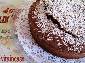 Torta al cioccolato alta