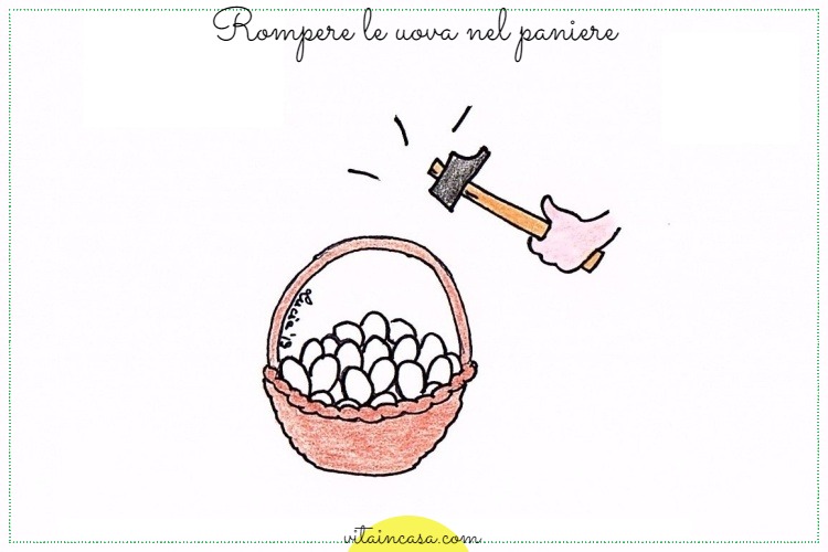 Rompere le uova nel paniere bl