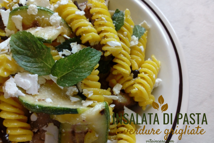 Insalata di pasta e verdure grigliate by vitaincasa b