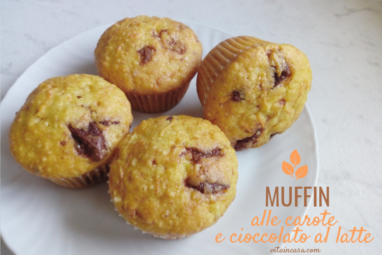 Muffin alle carote e cioccolato al latte by vitaincasa li (1)