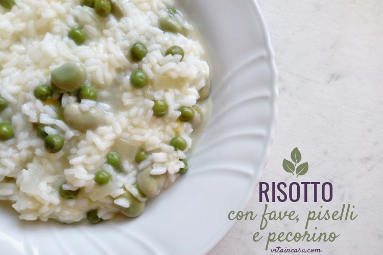 Risotto fave piselli