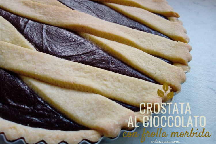 Crostata al cioccolato con frolla morbida by vitaincasa (1)