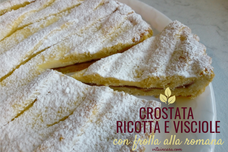 Crostata ricotta e visciole con frolla alla romana by vitaincasa (1)