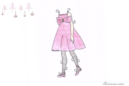 Abito New Year s Eve paper doll by vitaincasa