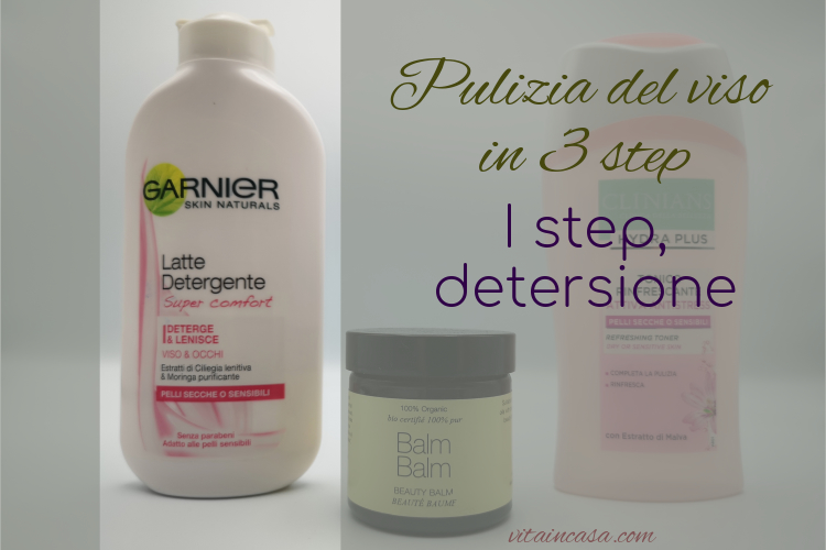 Pulizia del viso I step latte detergente by vitaincasa