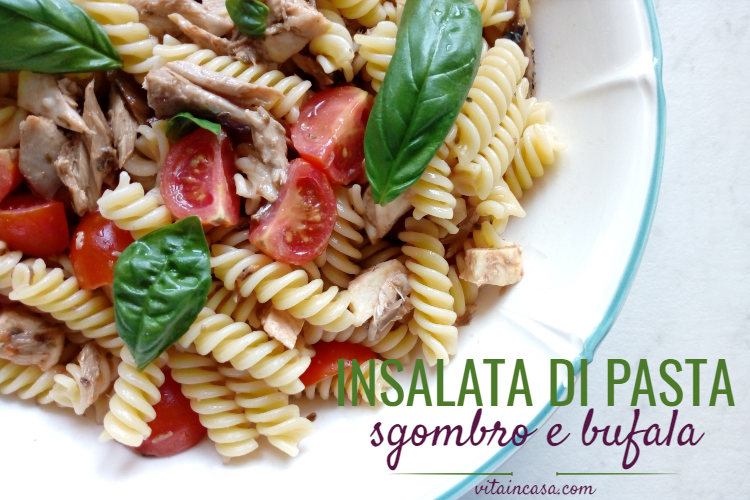 Insalata di pasta sgombro e bufala by vitaincasa (1)