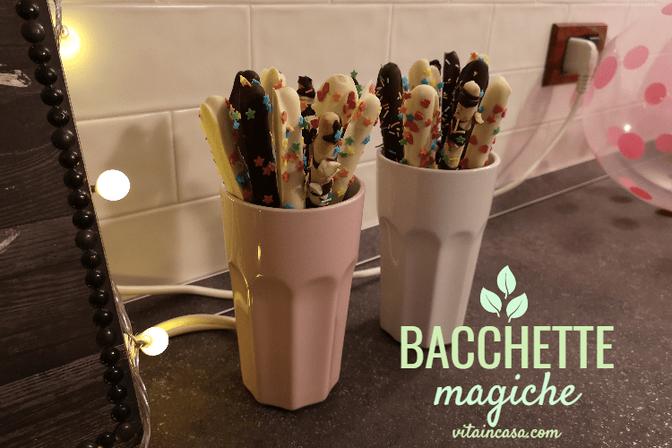 Bacchette magiche idea last minute per Carnevale Mikado giganti homemade by vitaincasa.com