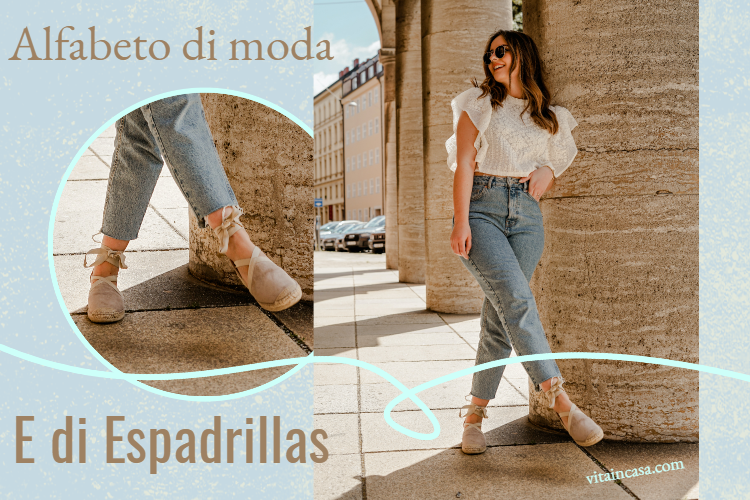 Alfabeto di moda E di Espadrillas by vitaincasa