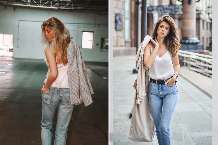 Levi's e straight affusolati