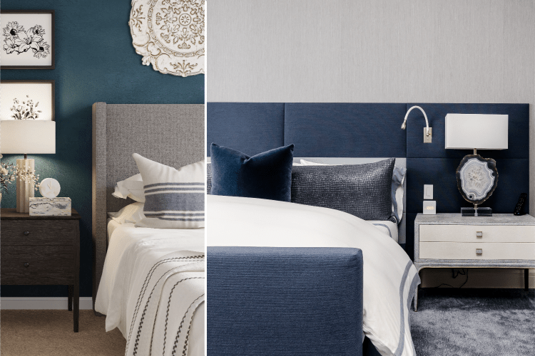 Glam chic blu and grey by vitaincasa