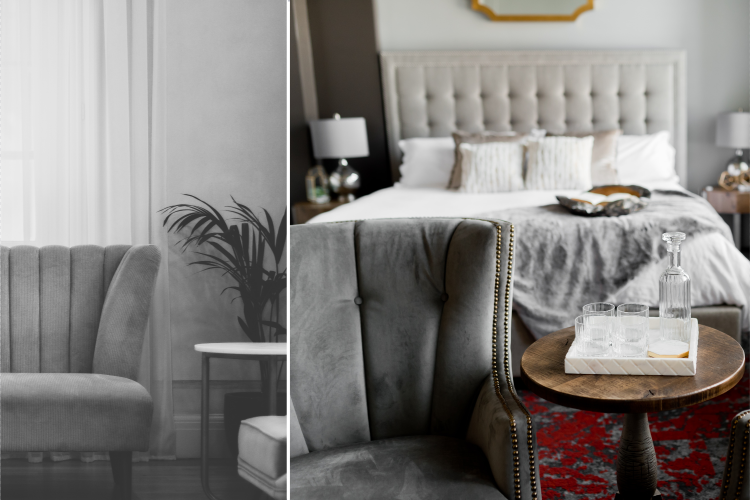 Glam chic light grey and white by vitaincasa - copy