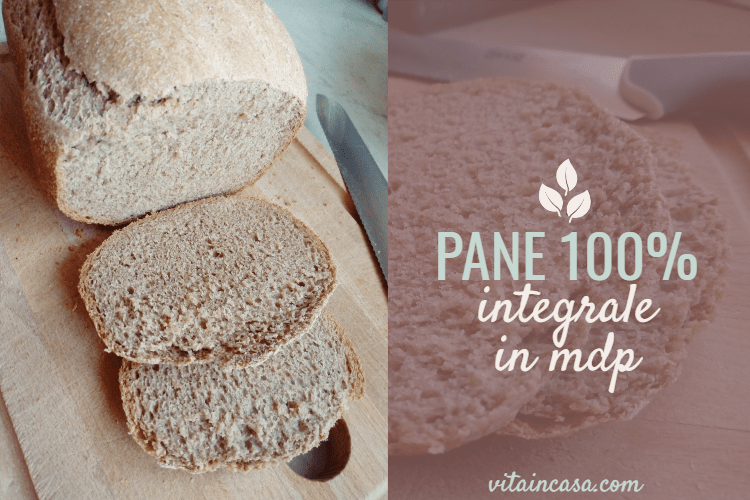 pane integrale nella macchina del pane
