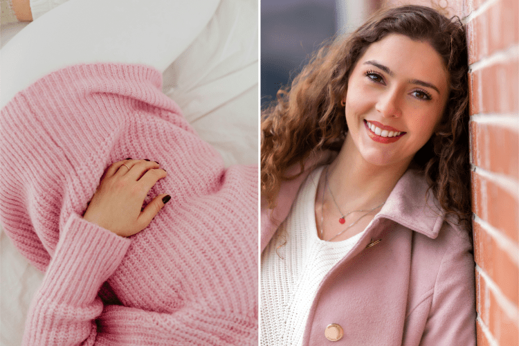 Pink wave pink and white, and pink coat vitaincasa