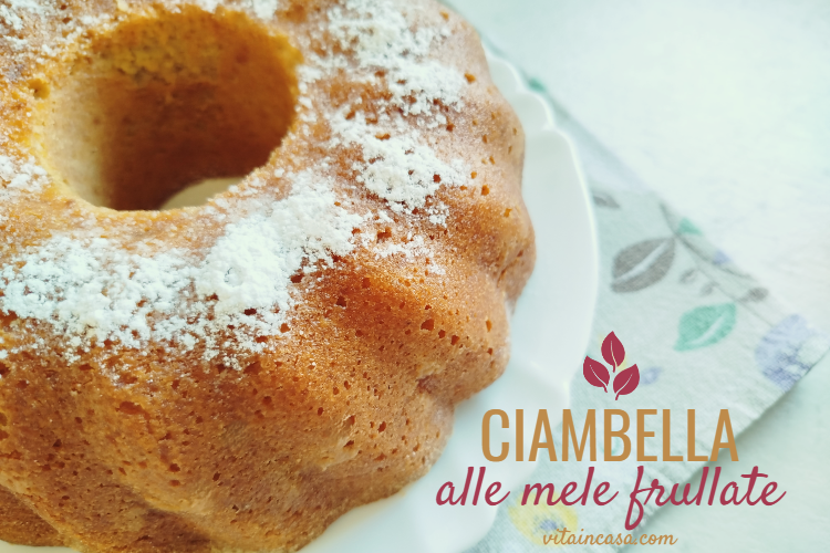Ciambella alle mele frullate by vitaincasa (2)