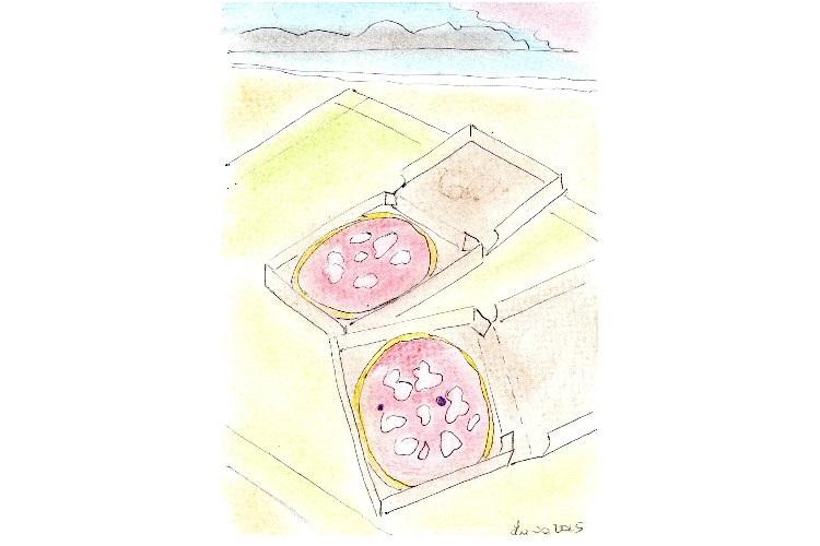 Il mare d'inverno - Pizza in spiaggia by vitaincasa