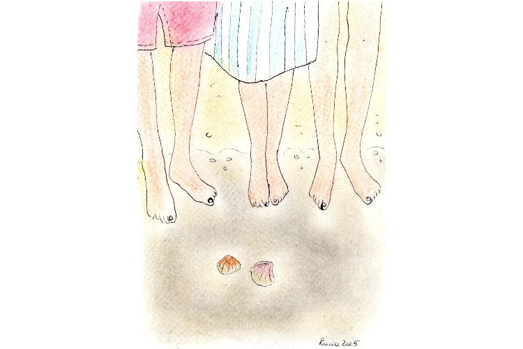 Il mare d'inverno - Sul bagnasciuga by vitaincasa