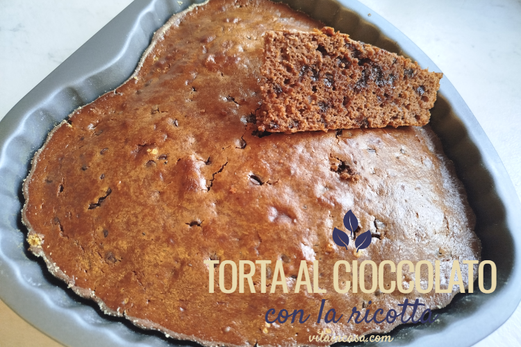 Torta al cioccolato con la ricotta by vitaincasa