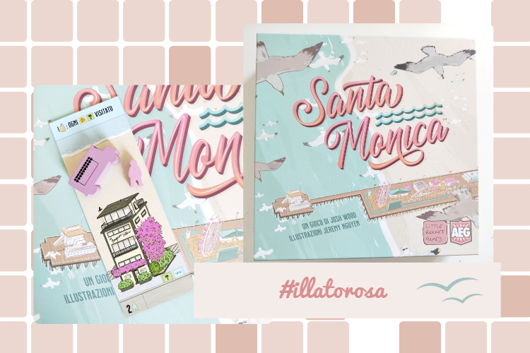 Santa Monica board game pink vibes by vitaincasa 